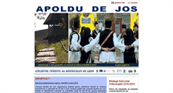 Desktop Screenshot of comunaapoldudejos.ro